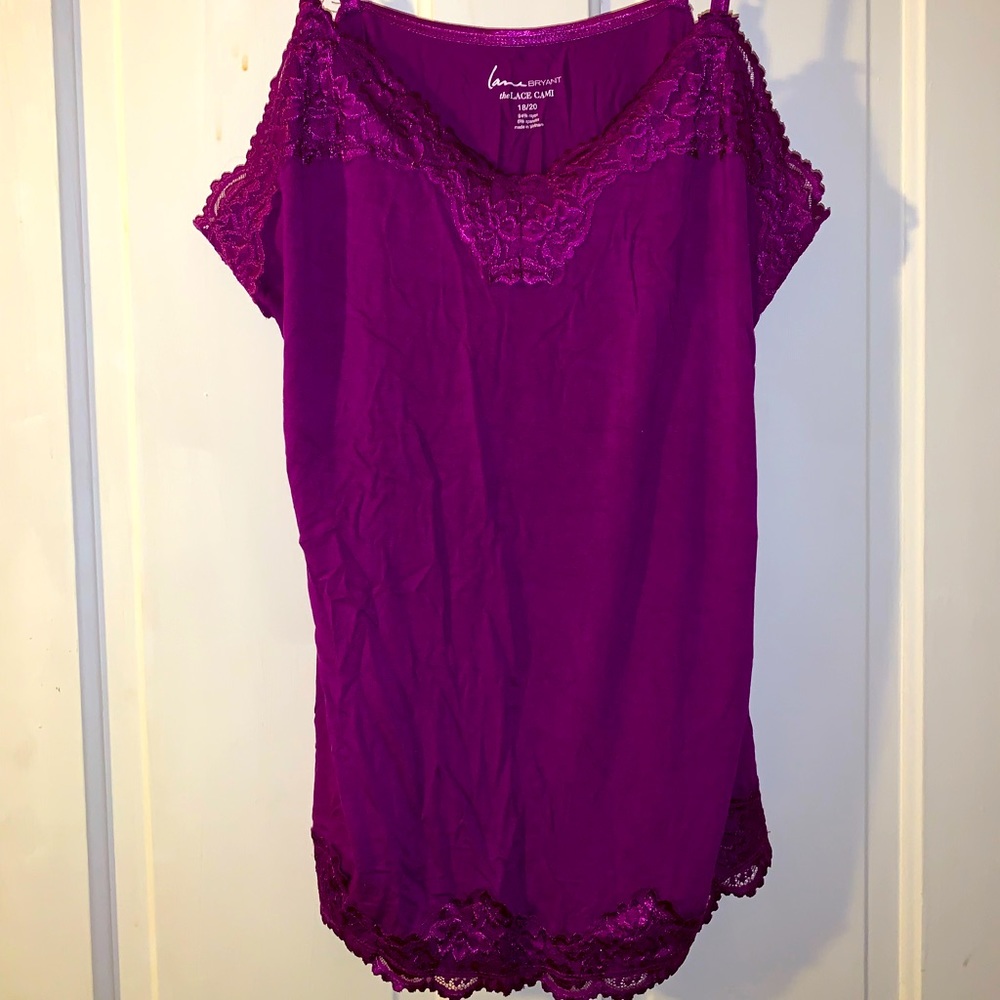 Lane Bryant Lace Cami-18/20W